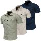 Color Fashion Military Shi Short Summer New Men Sleeve Solid