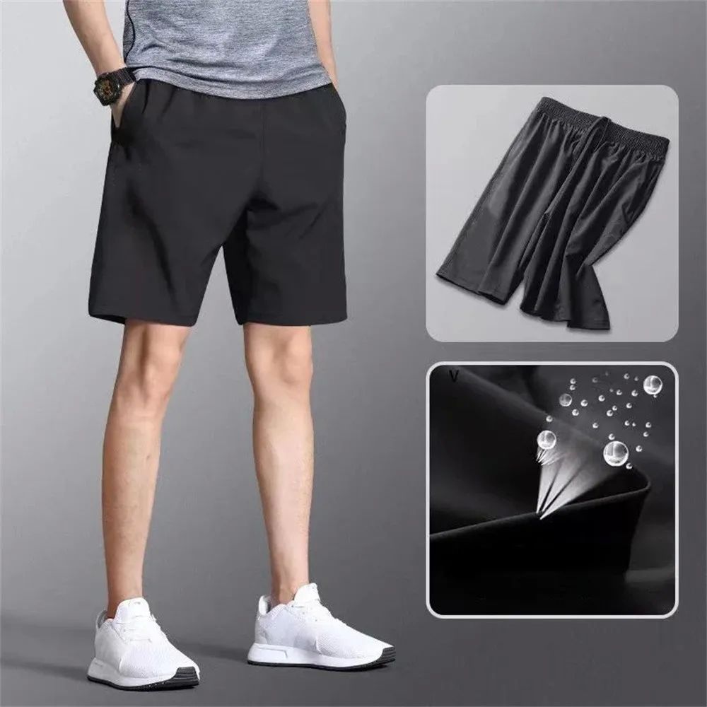 Men's Summer Cool Shorts Plus Size Sweatpants Casual Loose R