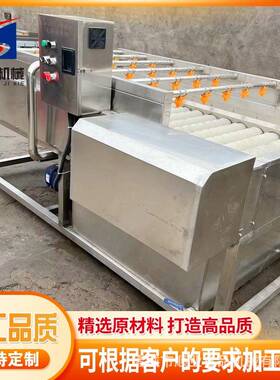 顺业平行毛辊清洗机 海蛎子清洗机 自动生蚝清洗机去杂质设备