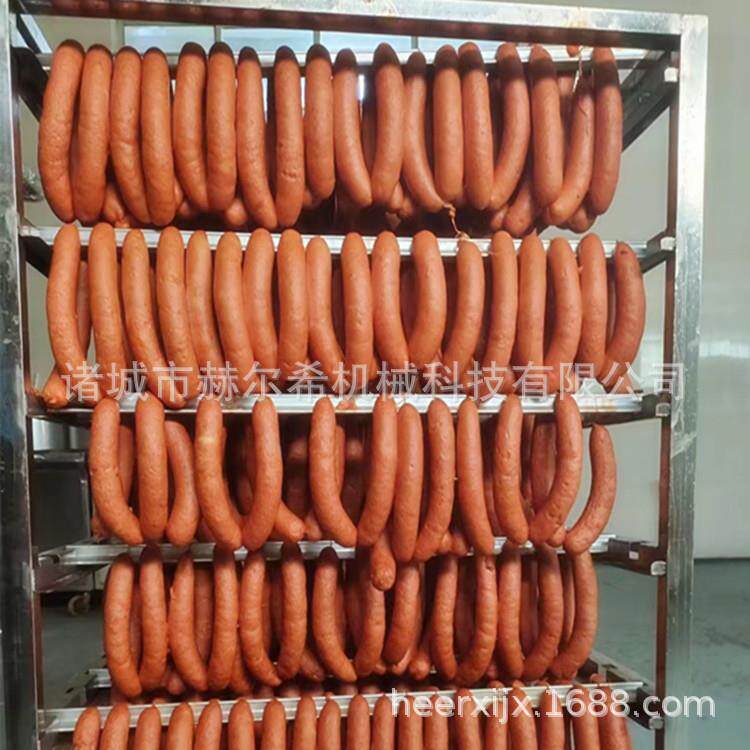 全自动50型烟熏炉 豆干食品烟熏机器 内蒙牛肉干腊肉红肠烟熏炉