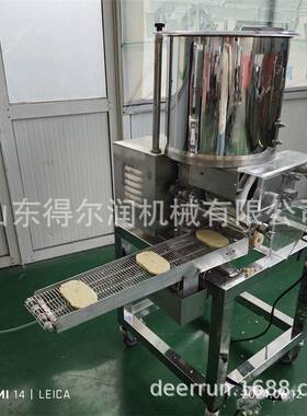 椭圆形肉饼成型机 小型油炸鸡块生产线 厚度可调节模具易清洗拆卸