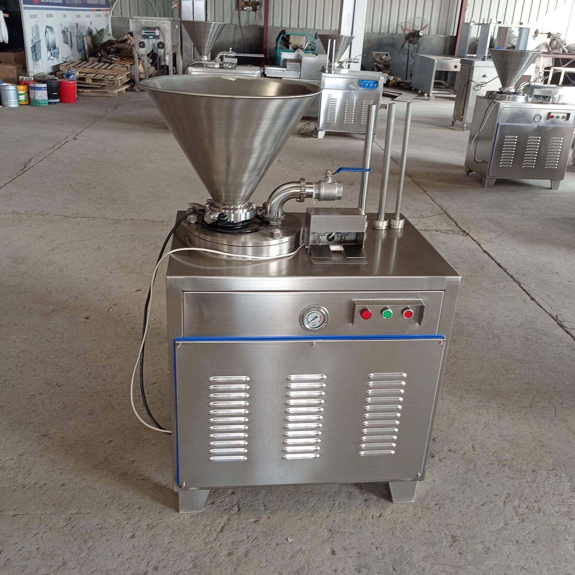 商用全自动液压灌肠机红肠香肠血肠肉肠灌肠设备不锈钢灌肠机厂家