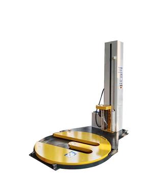 M bottom winding machineM型托盘缠绕机 自动预拉伸托盘打包机