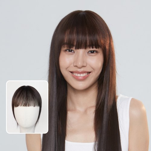 空气自然头顶补发片齐刘海