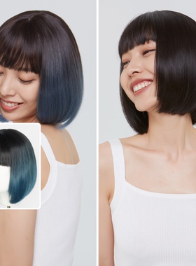 LUCY LEE甜酷BOBO假发波波头短发女全头套造型仿真圆脸自然假发套