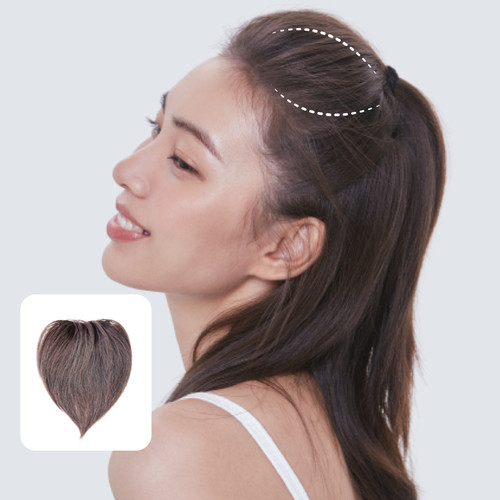 LUCYLEE桃心垫发片假发片真发