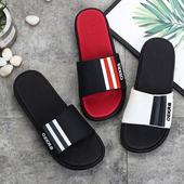 男夏时尚 防滑情侣室外沙滩凉拖鞋 外穿新款 潮百搭个性 韩版 回力拖鞋