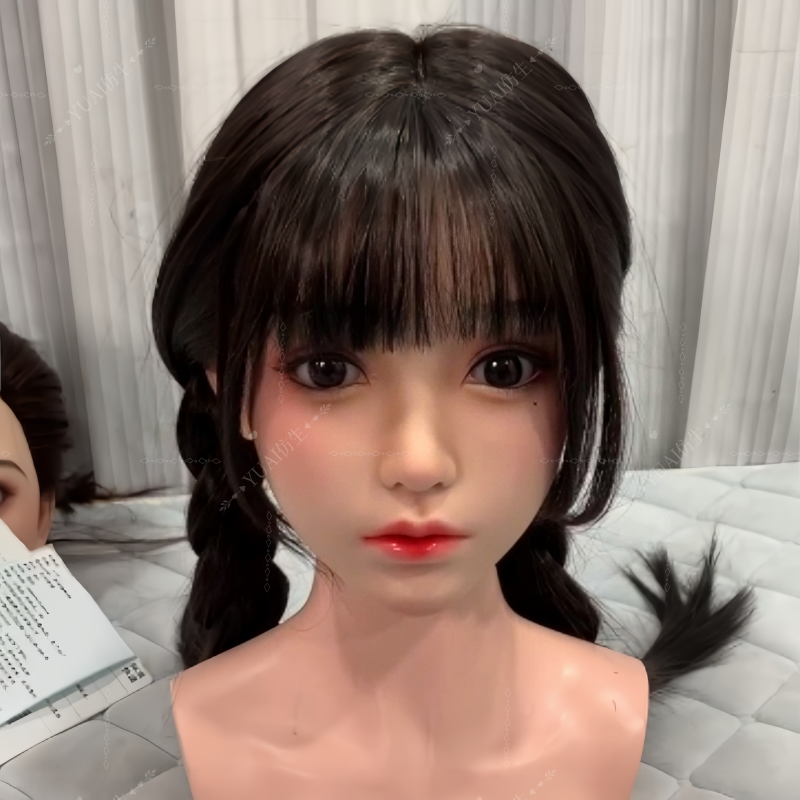 逼真永久妆容硅胶头雕仿真口腔