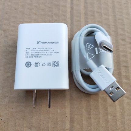 适用vivo XFlip Pad Y100 Y200 i原装44W快充Y78t y74s闪充充电器