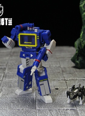 PocketToys 原色PT04声波 含3磁带DX9小比例g1金刚模型变形玩具