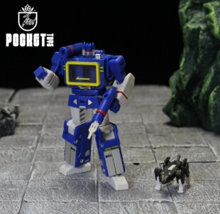 PocketToys 原色PT04声波 含3磁带DX9小比例g1金刚模型变形玩具