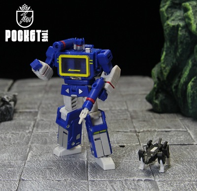 PocketToys 原色PT04声波 含3磁带DX9小比例g1金刚模型变形玩具