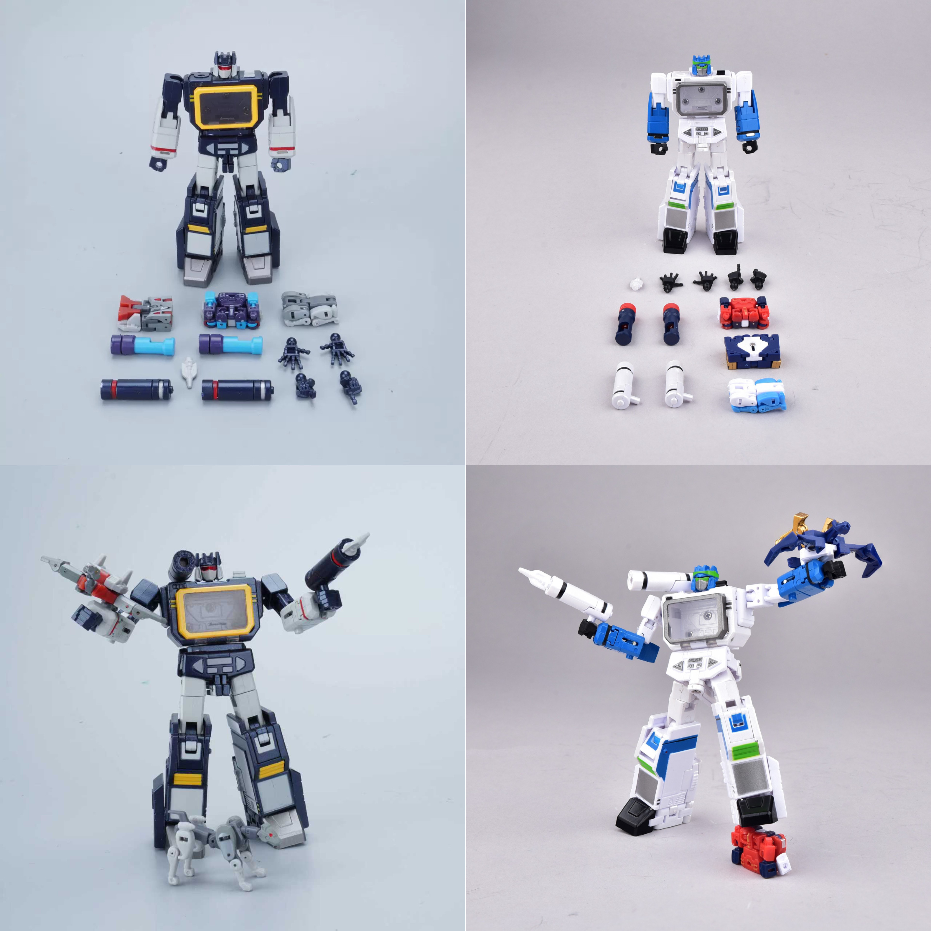 变形玩具G1动画SD-01声波音波ko版带磁带机器人模型