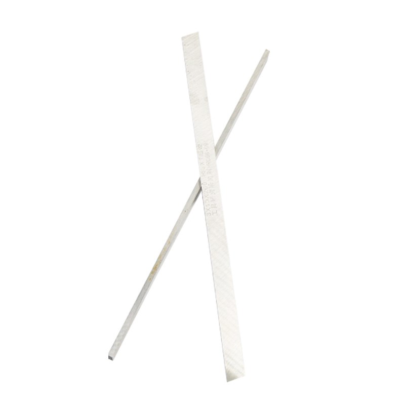 高速加硬钢木工车刀12mm厚200mm长白钢刀片白O钢条刀片胚车床刀M3