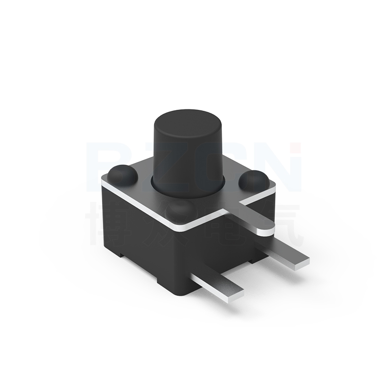 博众轻触开关微动按键4.5x4.5x5H-J-250gf-1.2脚长边三脚4.5*4.5