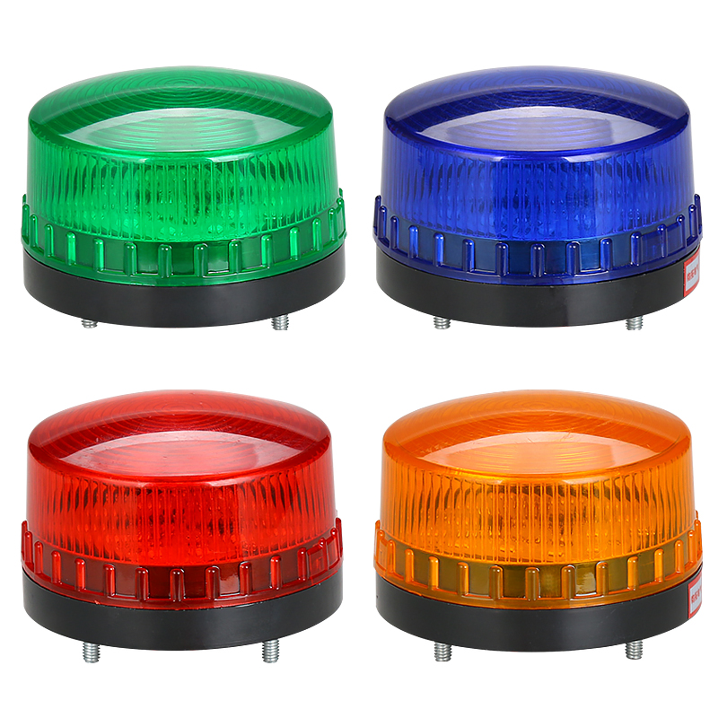 LTE-5061频闪警示灯 小型迷你LED常亮闪亮I声光报警器12V 24V 220