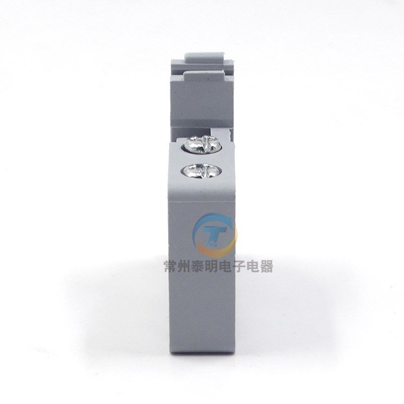 灰色端子固定件E-UK 塑料终端堵头euk紧固座卡扣 两边C45导轨35MM