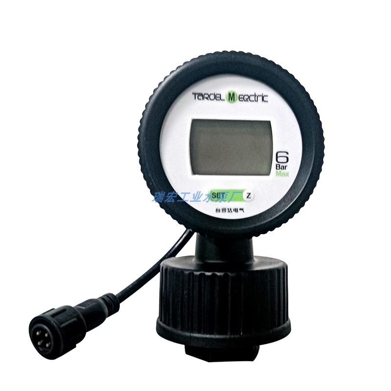 隔膜电子压力表智能高精度数显远程pp酸碱碱防腐压力开关控制器