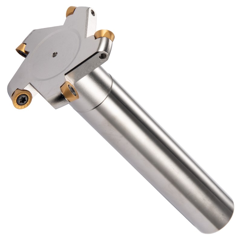 三面刃T型槽刀盘圆弧头CNC加工R2.5R3R4R5R6圆鼻直柄TMR铣刀杆