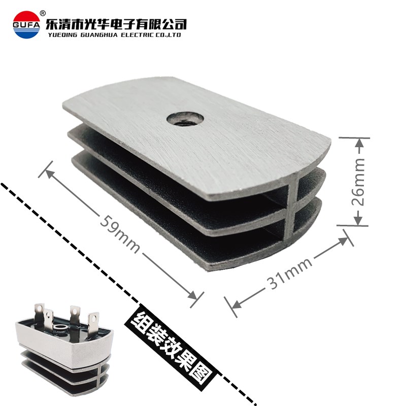 GUFA桥堆单相桥式整流器QL10A 1000V QL1010 QL20A QL35A QL50A