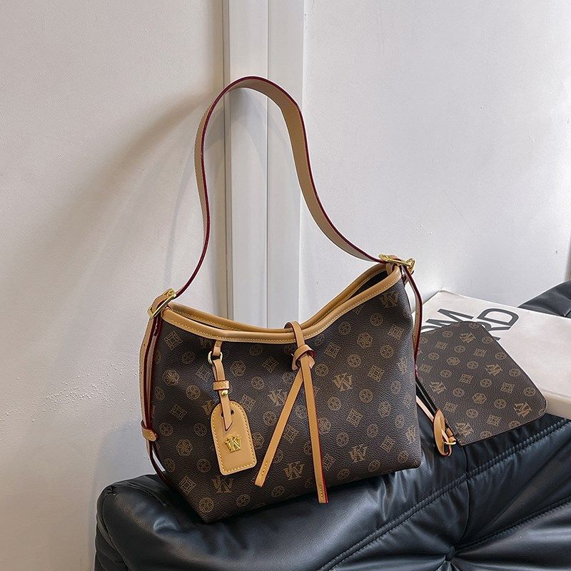 高级感大容量通勤包女包2024新款欧美复古印花单肩托特包腋下包,个性定制/设计服务/DIY,明信片定制,淘宝优惠券,粉丝福利购,淘宝优惠卷