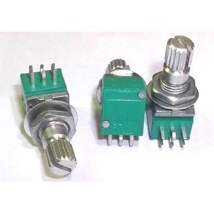 RV097塑封双联可调电位器/音量调节电阻1k 5K 10K 20K 50K 100k