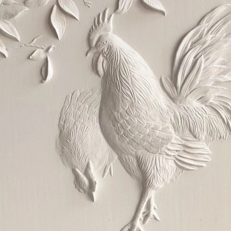 装饰画原料背景墙挂画材料浮雕画