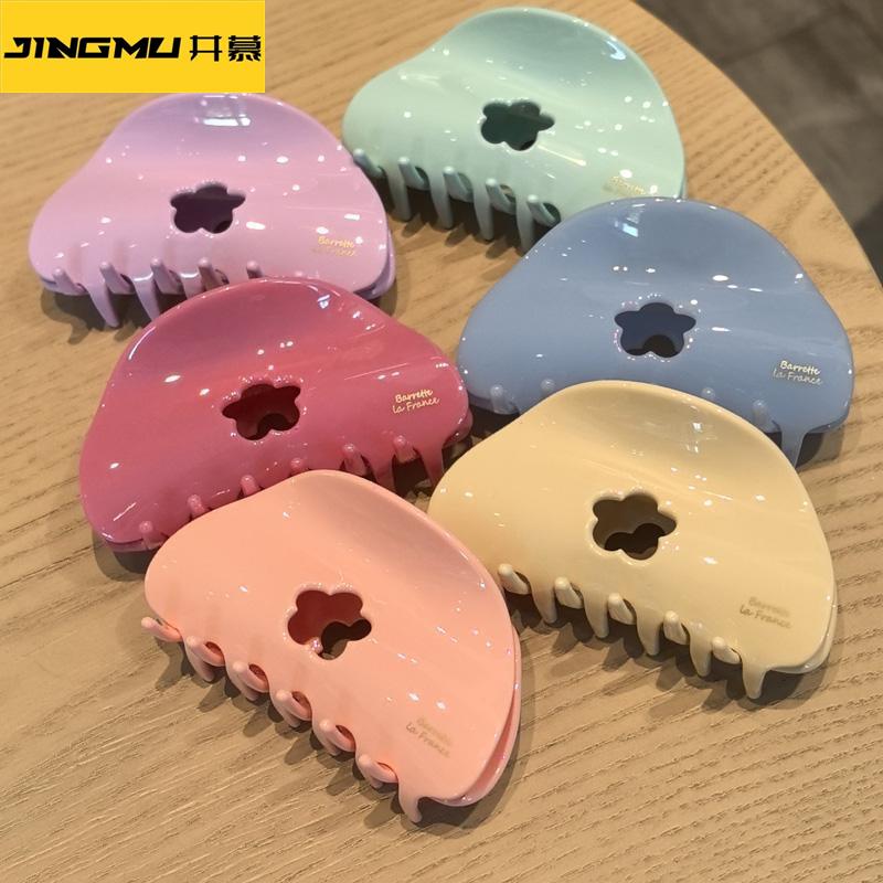 井慕~新款高颜值韩系发夹女后脑勺夹子百搭甜美抓夹鲨鱼夹碎发卡