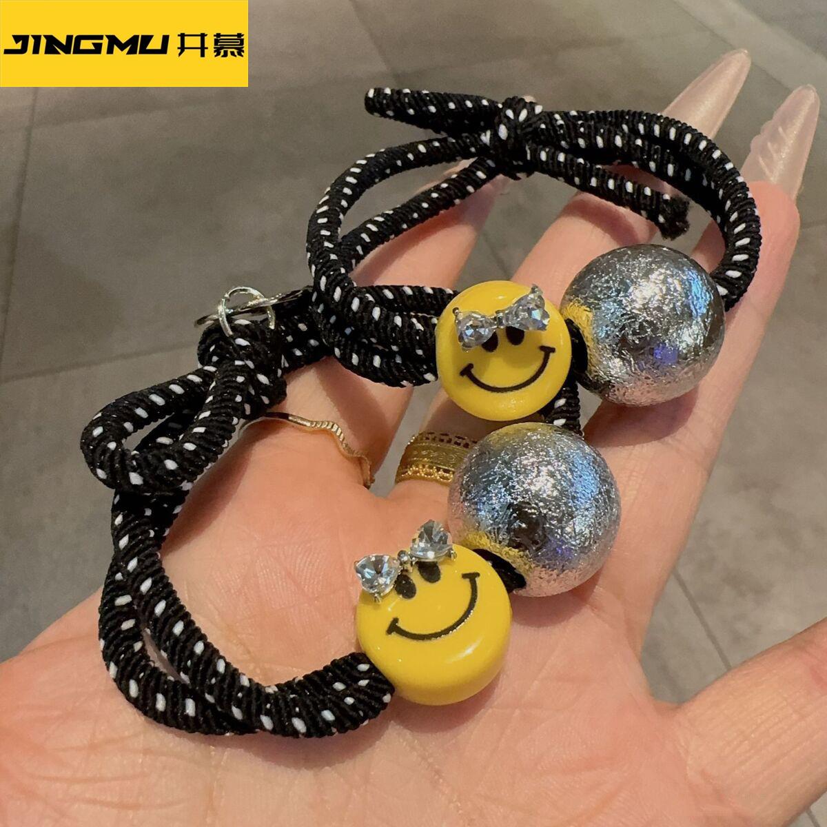 井慕~新款韩国东大门发圈ins可爱蝴蝶结发绳洋气头绳百搭橡皮筋发