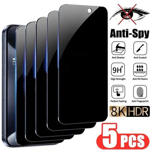 5Pcs Privacy Screen Protector for Samsung S25 S24 Ultra S23