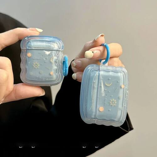 Cartoon Star Moon Protective Case For AirPods Pro 2nd Soft