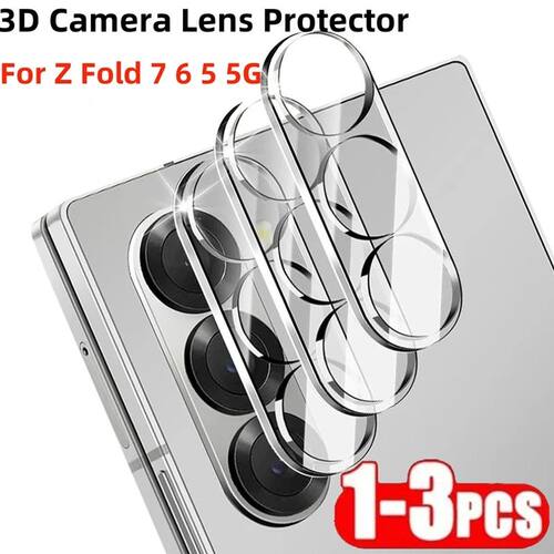 1-3PCS 3D Camera Lens Protector For Samsung Galaxy Z Fold 7