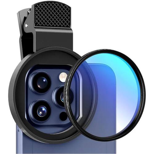 Circular Universal Polarizer Camera Lens Clip 52MM Portable