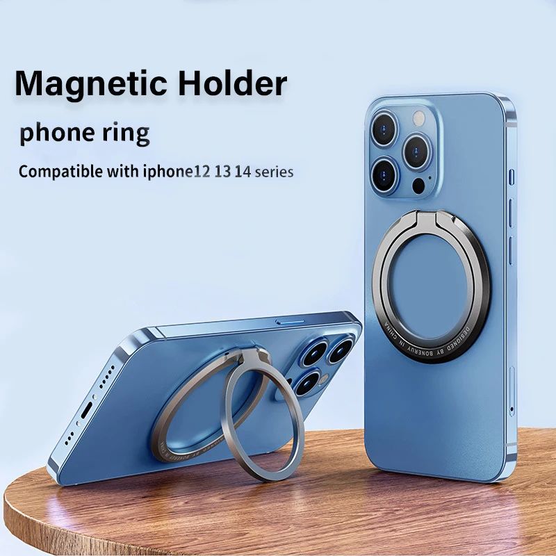Magnetic Phone Ring Holder for MagSafe Adjustable Kickstand