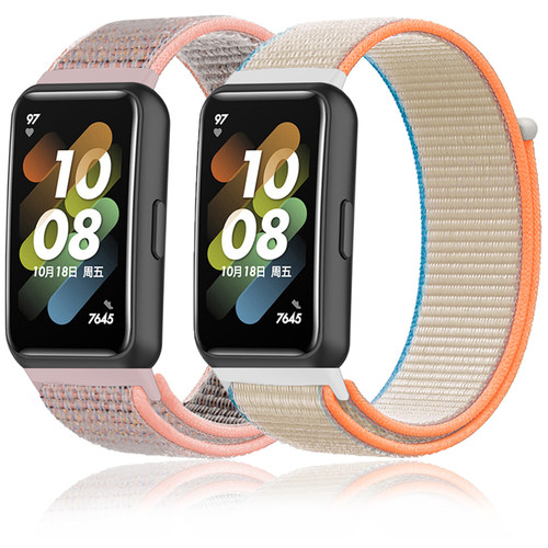 Nylon loop Strap For Huawei band 7 Sport Strap Smartwatch