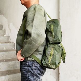 70年代卫生员敷料袋库存老式防水小工具包军迷单肩包红色收藏