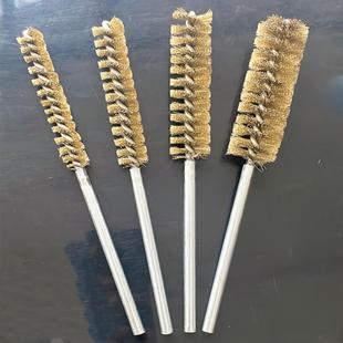 直销磨料丝试管刷钢丝管道刷鬃毛刷内孔刷去毛刺毛刷钢丝刷抛光刷