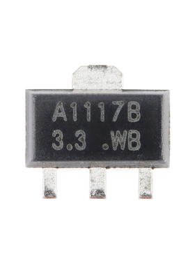 原装正品 CJA1117B-3.3 SOT-89 3.3V 1A 低压差线性稳压器(5只)