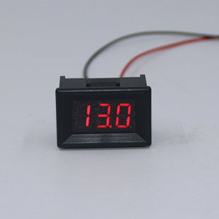 新款三色 0.36寸直流电压表 数显电压表表头测量仪表2线DC2.5-30V