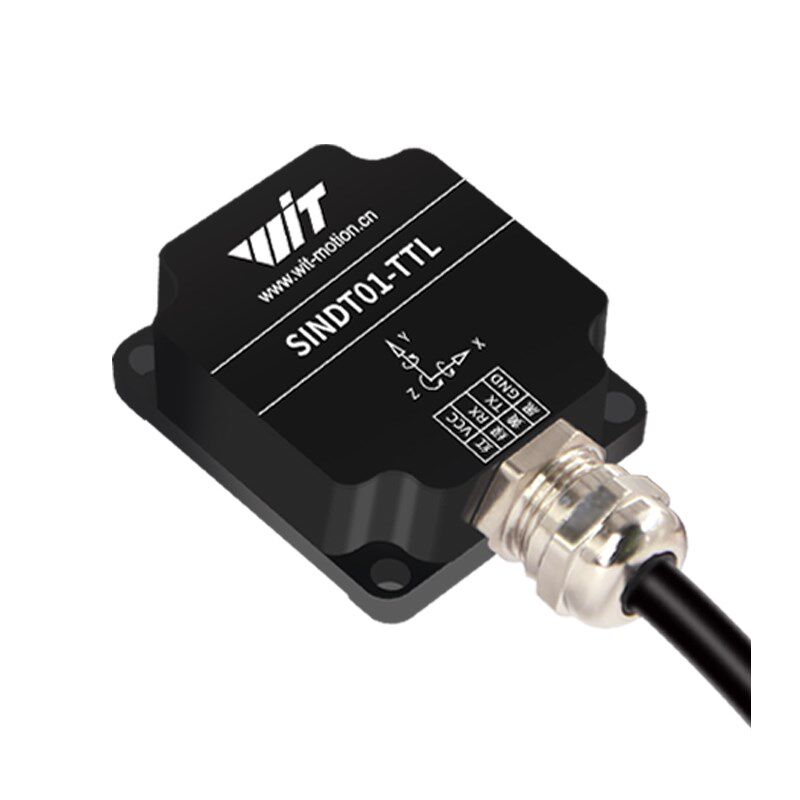 维特智能SINDT01双轴倾角传感器姿态角度测量角速度震动Modbus