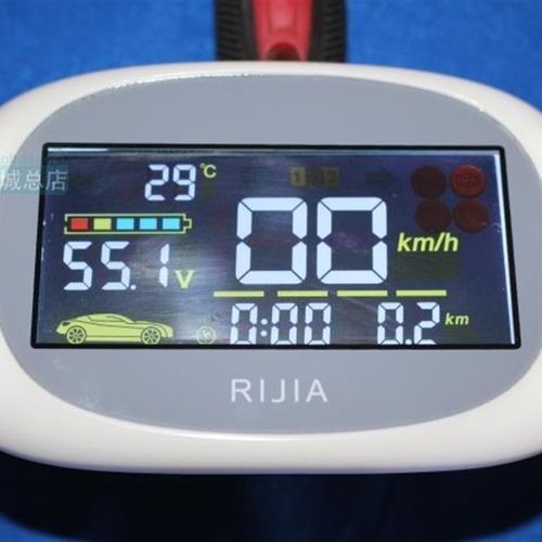 升级改装电动车电瓶车外置液晶仪表加装码表里程表速度电压表锂电