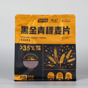 奇正西藏特产黑青稞脆片非燕麦片干吃即食营养早餐冲饮小包装