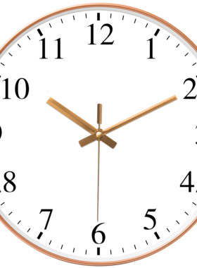 北欧创意钟表挂钟客厅卧室儿童房时钟个性挂墙装饰家用静音石英钟