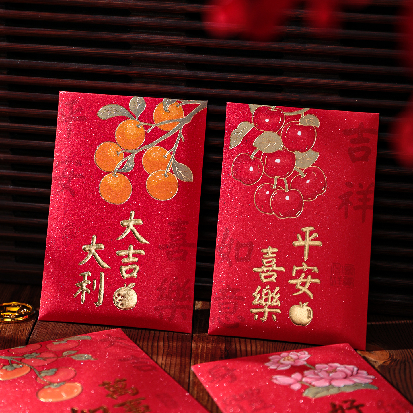 2026马年新款特色烫金红包袋个性创意复古喜庆节日通用利是封定制