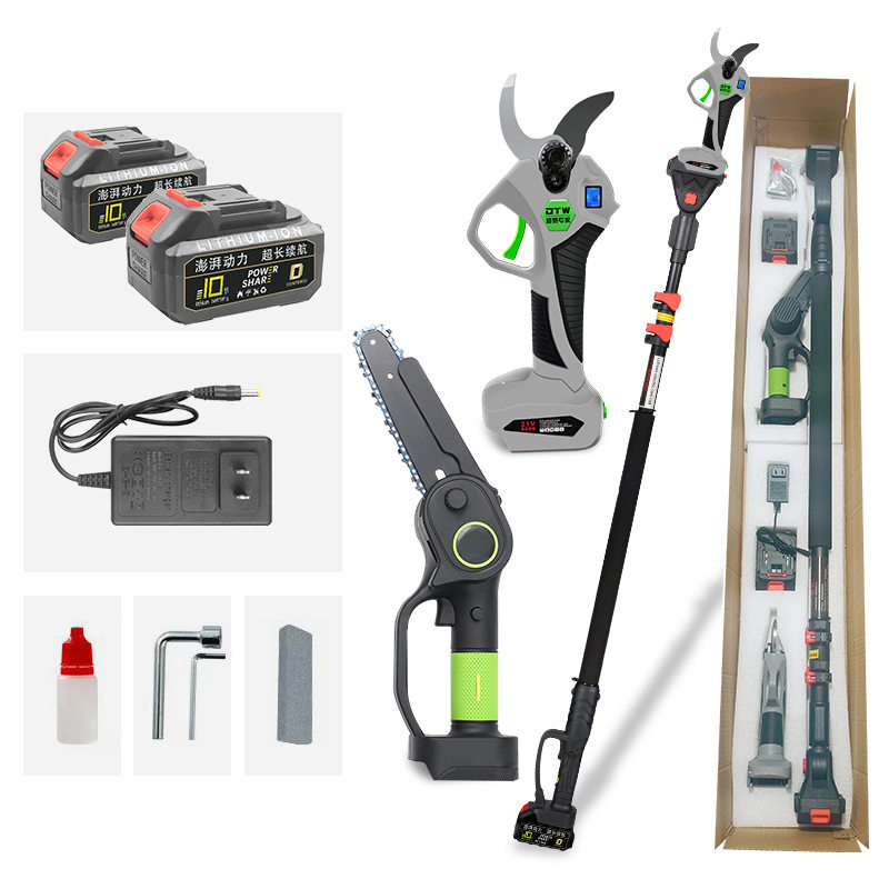 高枝剪高枝锯电动无刷伸缩加长剪刀高空修剪树枝锯树厂家直销