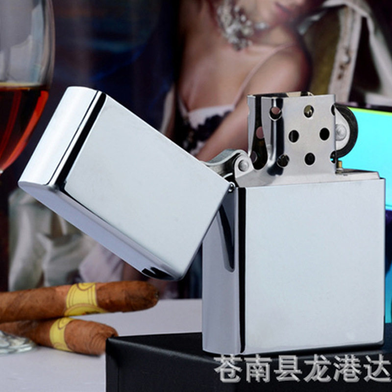 11厘米大号打火机创意金属打火机个性男士可做广告LOGO煤油