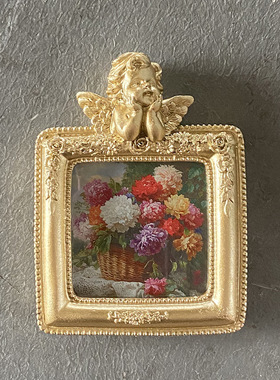 欧式金色雕花镂空相框画框浮雕树脂像框家居摆台挂墙两用相框