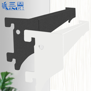 超市货架挂杆加厚横杆挂架方管厚款广式洞洞板挂勾aa立柱