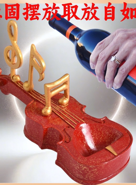 A122024新款红酒架轻奢葡萄酒托酒瓶摆酒架大气酒柜摆件