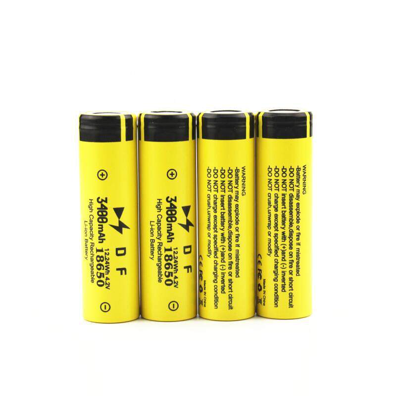 全新18650锂电池3.7V足容量3400mah充电宝充电手电筒话筒音响电池